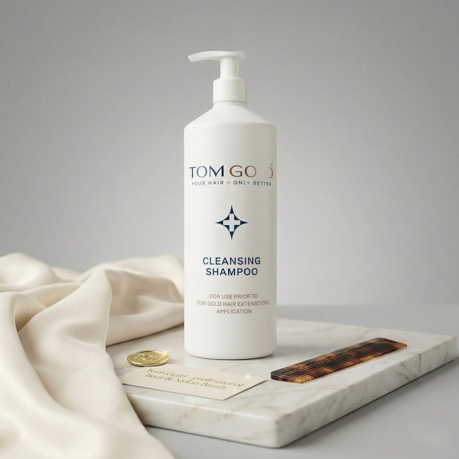 Tom Gold Hair Cleansing Shampoo, 1 litre salon bottle